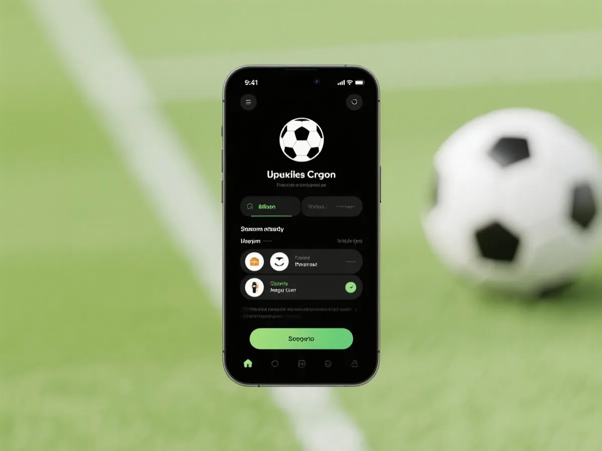 世界足球移动端界面示意